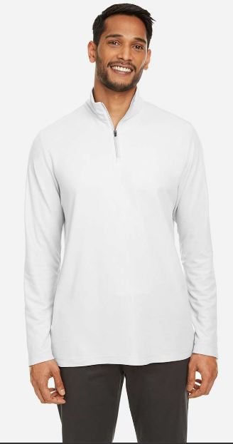 Mens ChromaSoft Pique Quarter Zip